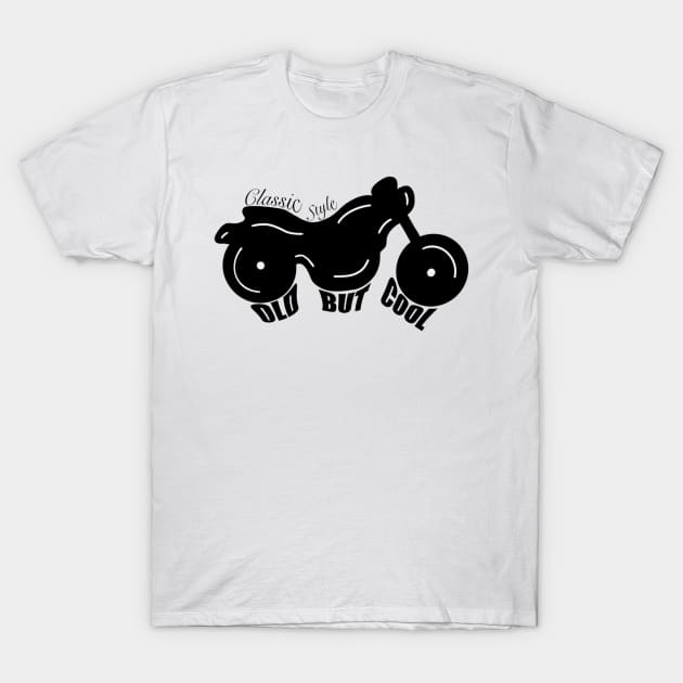 Classic style old but cool bike T-Shirt by MustacheDesign